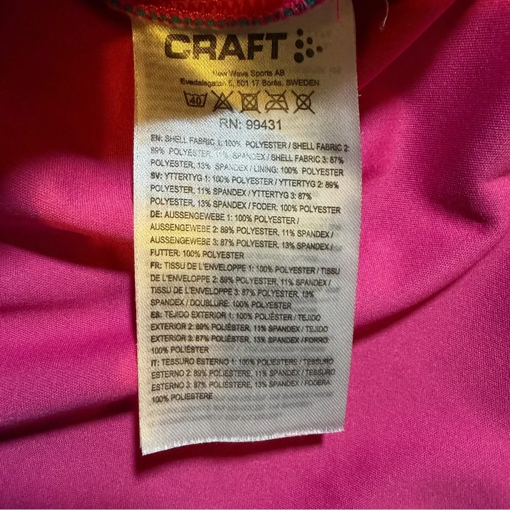 CRAFT Womens High Performance PXC Fleece Lined VentAir Winter Jacket XS Blue - Picture 12 of 13